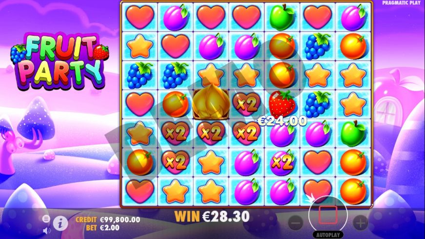 Fruit Party slot screen 4