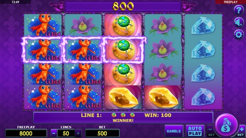 Dragons Mystery slot screen 2