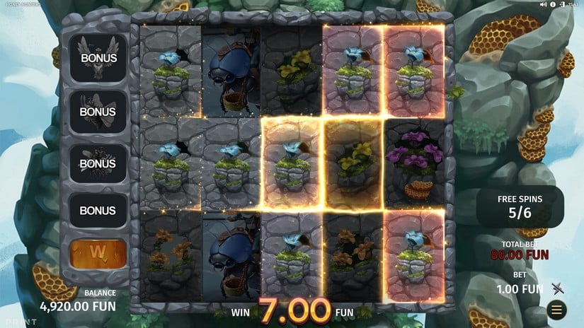 Honey Hunters slot screen 5