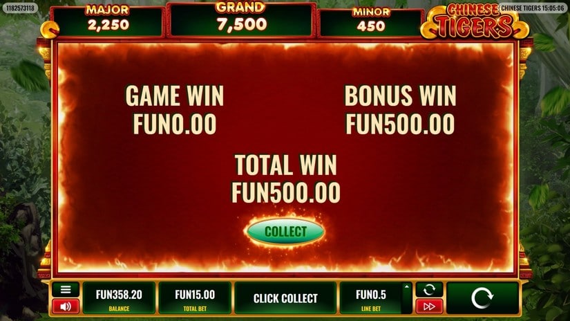 Chinese Tigers slot screen 6