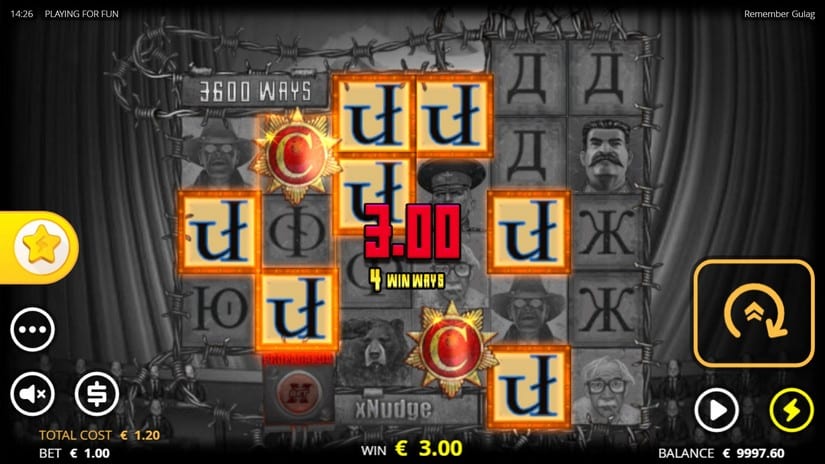Remember Gulag slot screen 3