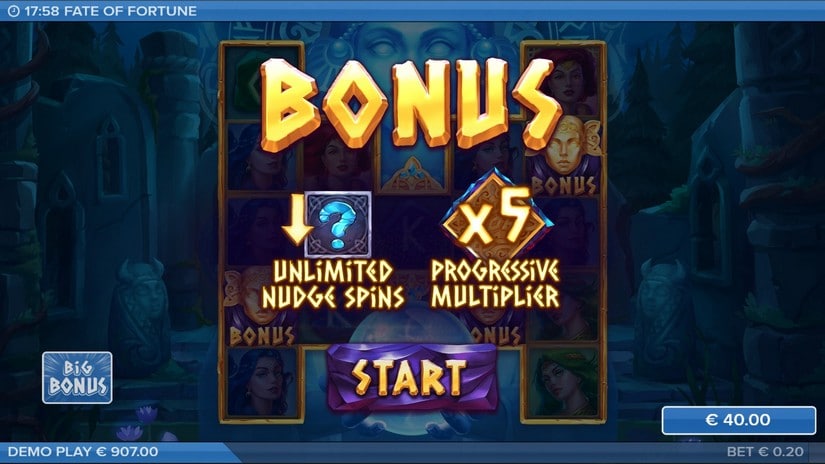 Fate of Fortune slot screen 3