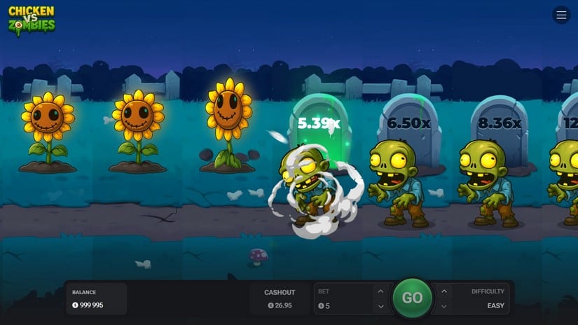 Chicken vs Zombies slot screen 5