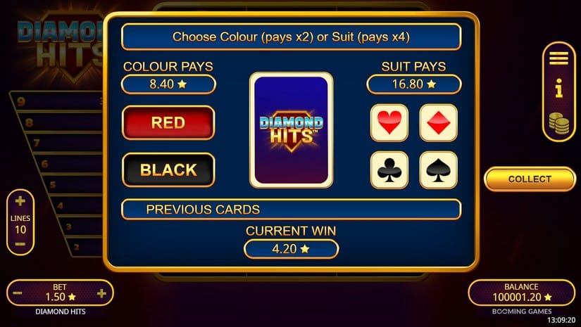 Diamond Hits slot screen 3