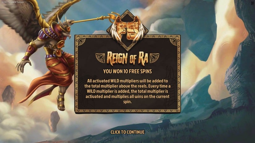 Temple of Torment slot screen 4