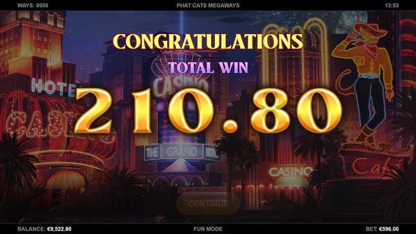 Phat Cats Megaways slot screen 6