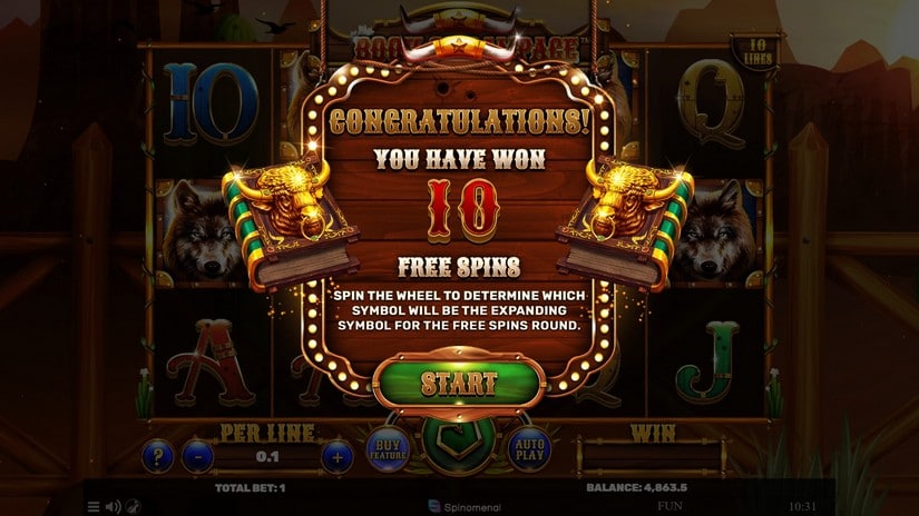 Book Of Rampage slot screen 4