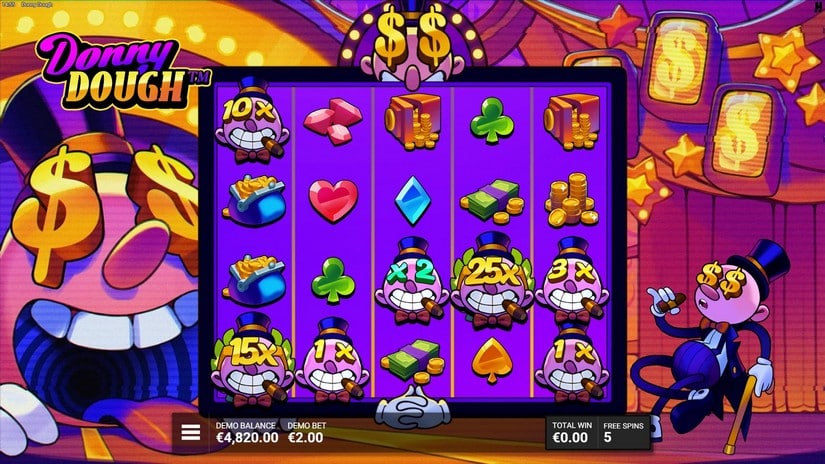 Donny Dough slot screen 4