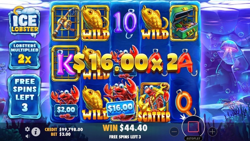 Ice Lobster slot screen 6