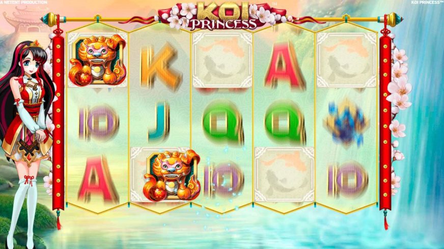 Koi Princess slot screen 2