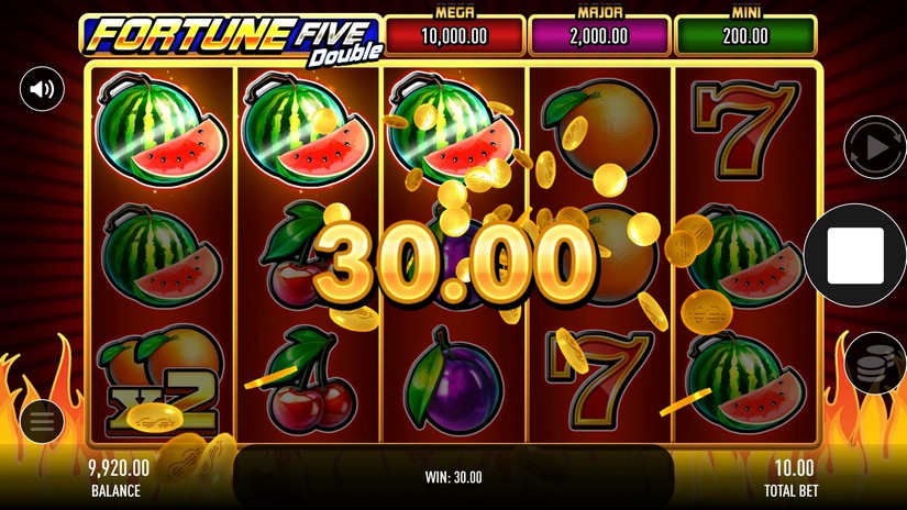 Fortune Five Double slot screen 3