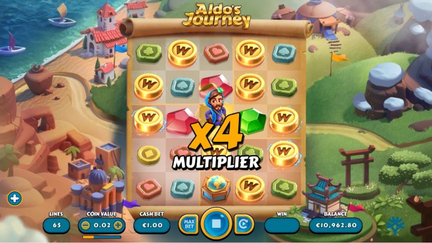 Aldo’s Journey slot screen 2