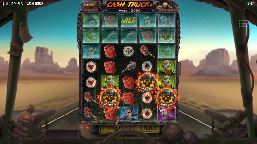 Cash Truck slot screen 3