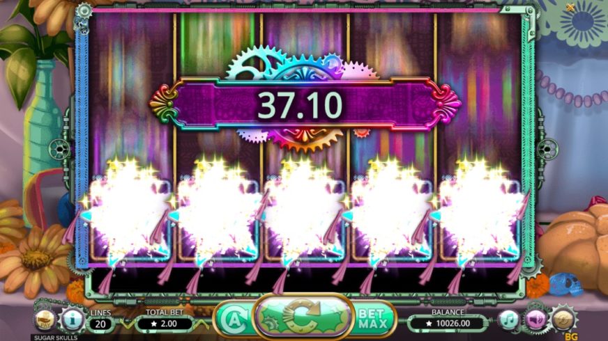 Sugar Skulls slot screen 4