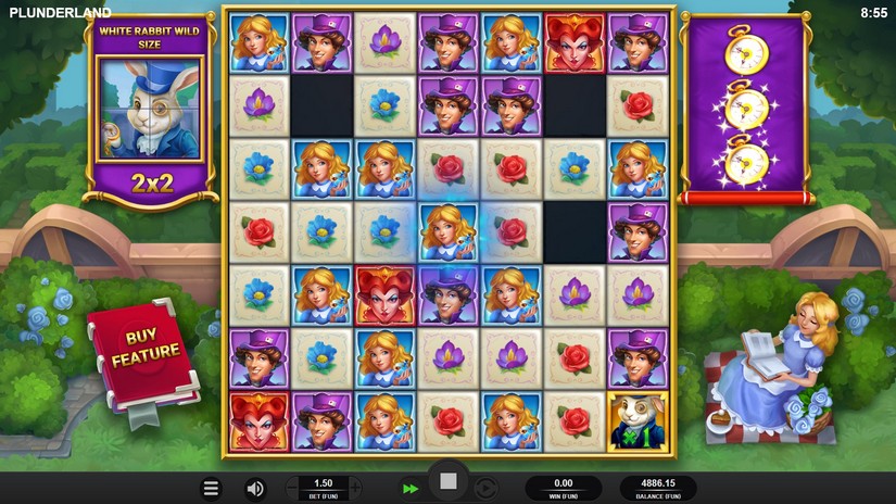 Plunderland slot screen 3