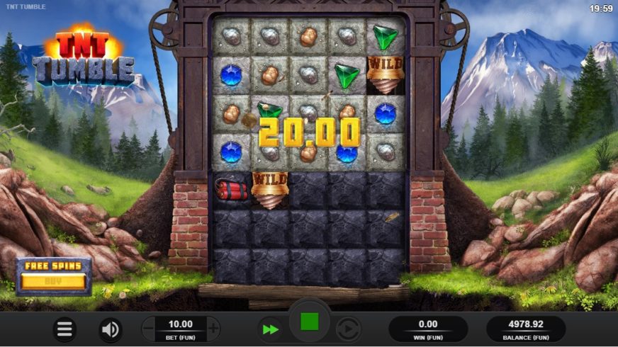 TNT Tumble slot screen 2