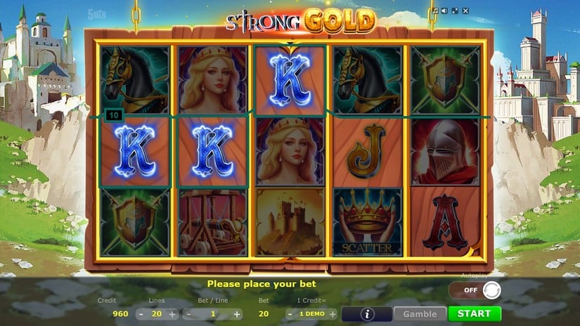 Strong Gold slot screen 3