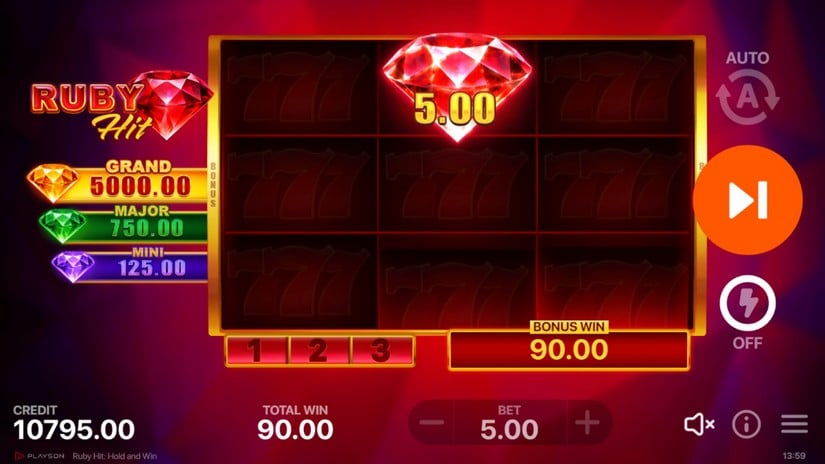 Ruby Hit: Hold and Win slot screen 6