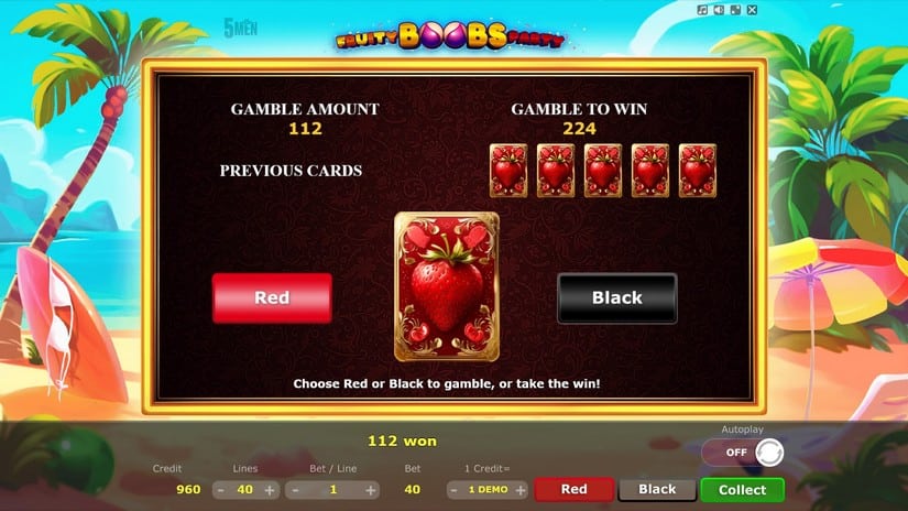 Fruity Boobs Party slot screen 2