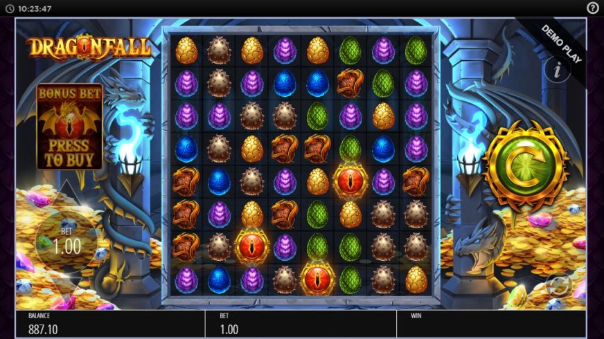 Dragon Fall slot screen 3