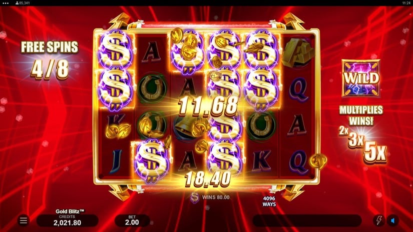 Gold Blitz slot screen 5