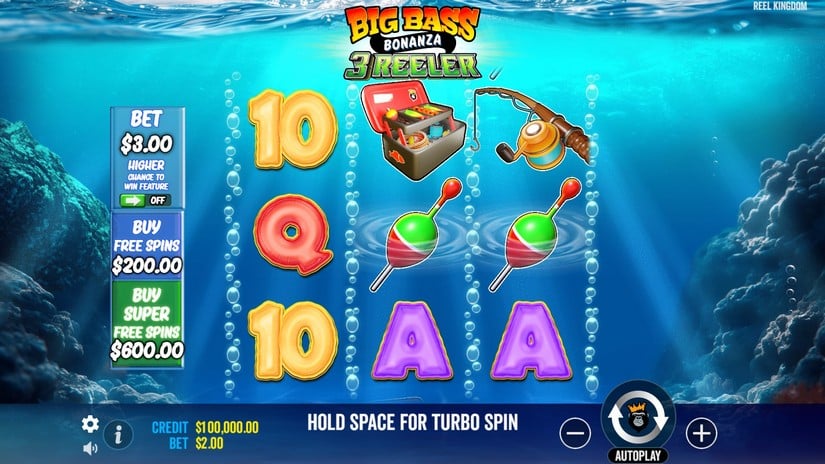 Big Bass Bonanza 3 Reeler slot screen 1