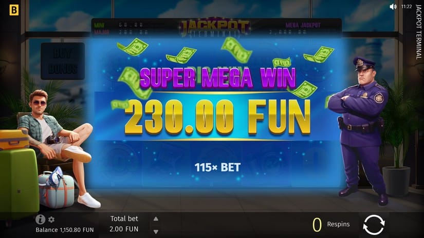 Jackpot Terminal slot screen 4