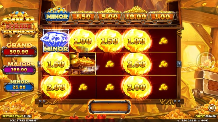 Gold Strike Express slot screen 5