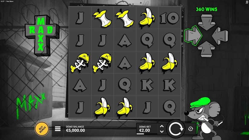 Rad Maxx slot screen 1