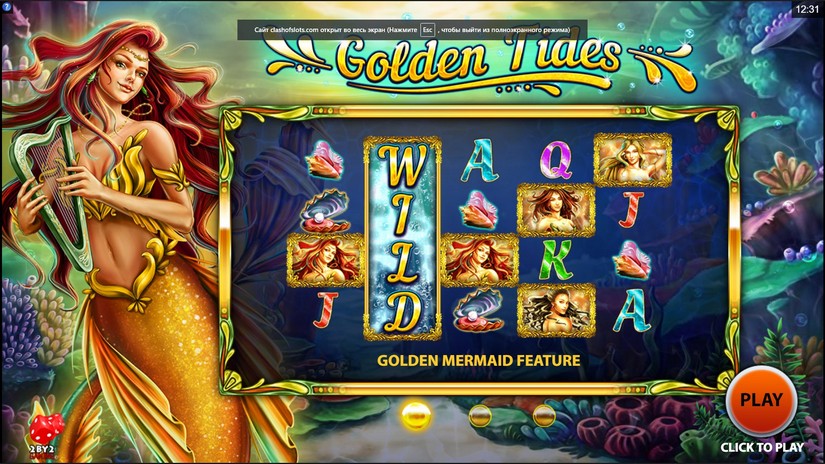 Golden Tides slot screen 1
