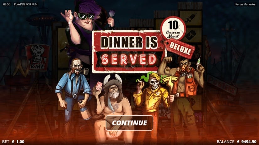 Karen Maneater slot screen 4