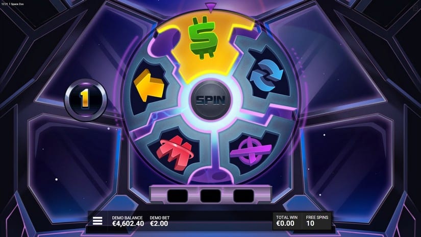 Space Zoo slot screen 4