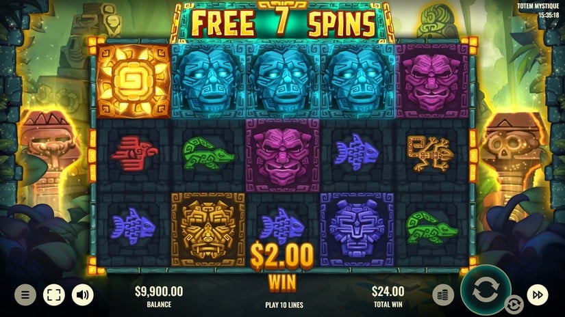 Totem Mystique slot screen 4