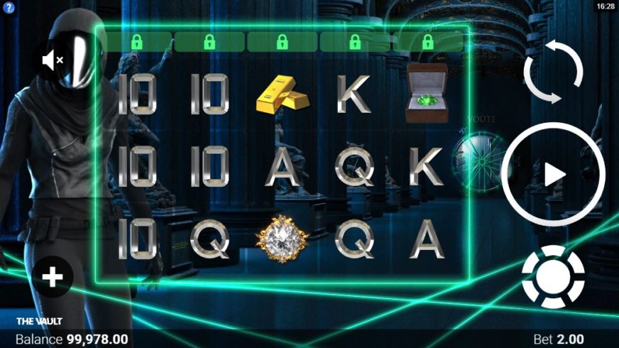 The Vault slot screen 1