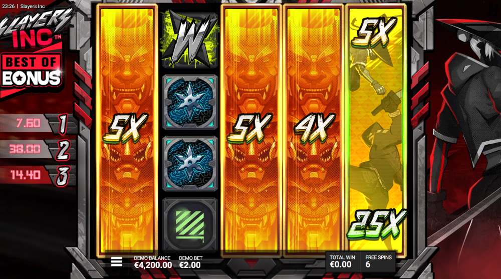 Slayer Inc Bonus Game