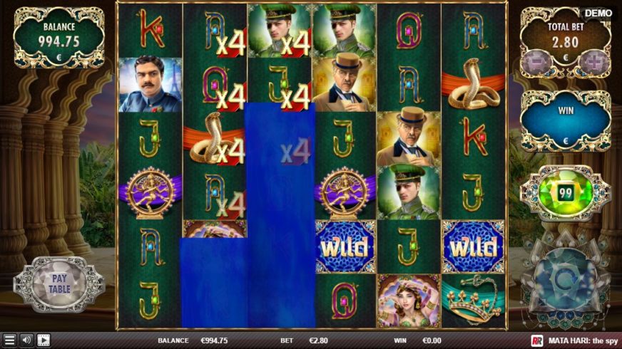 Mata Hari The Spy slot screen 3