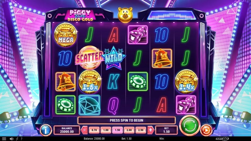 Piggy Blitz Disco Gold slot screen 1