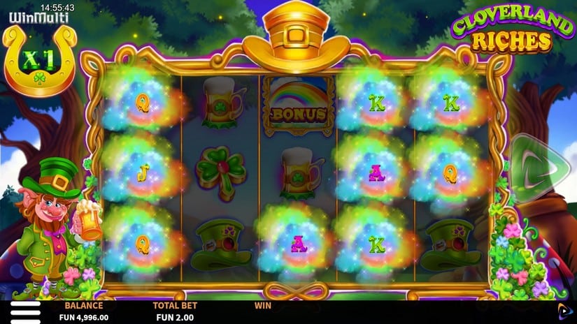 Cloverland Riches slot screen 3