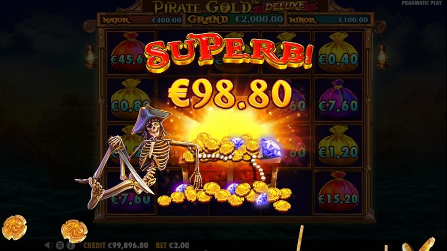 Pirate Gold Deluxe slot screen 5
