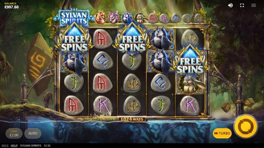 Sylvan Spirits slot screen 3