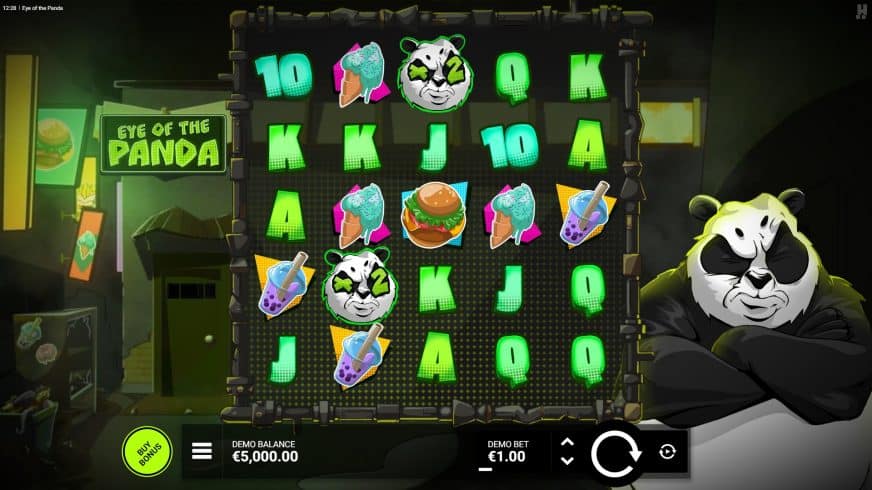 Eye of the Panda slot screen 1