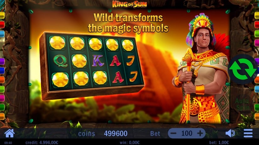 King of Sun slot screen 5