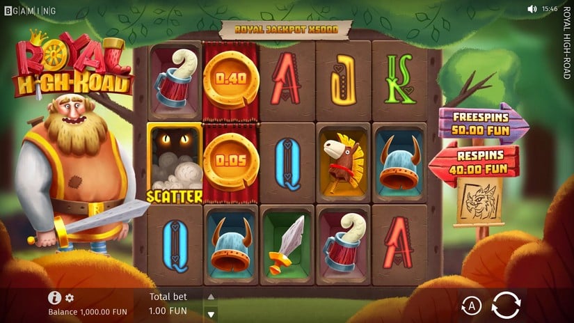 Royal High-Road slot screen 1