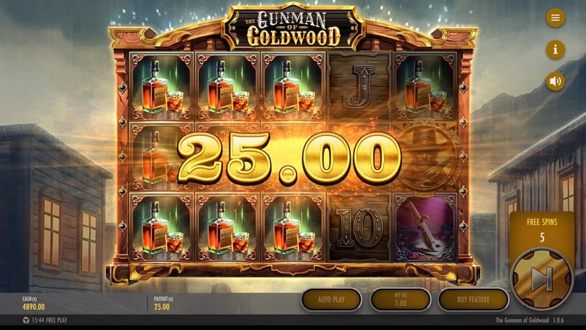 The Gunman of Goldwood slot screen 5