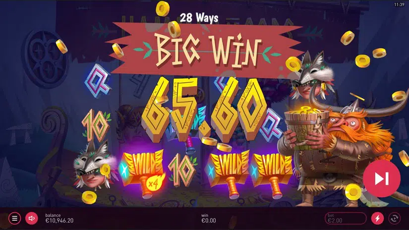 Hammer of Gods slot screen 5