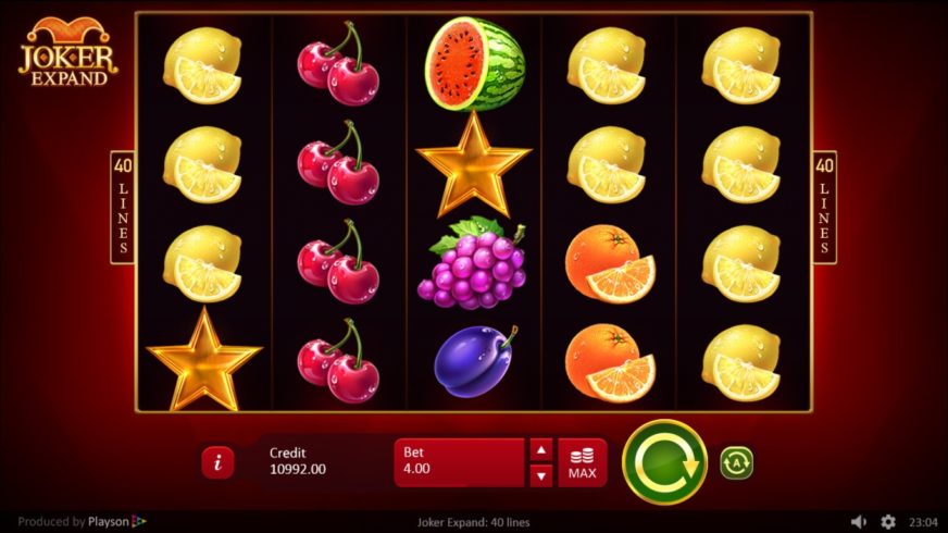 Joker Expand: 40 lines slot screen 3