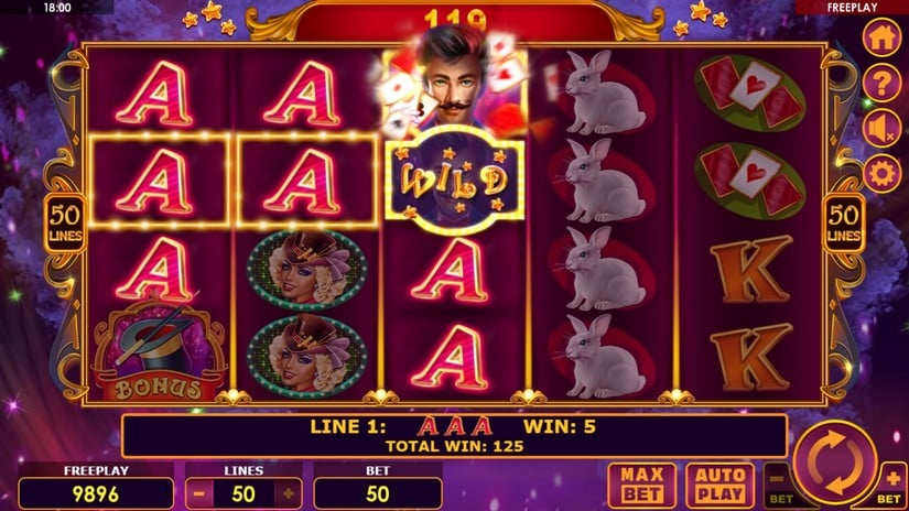 Mr. Magic slot screen 3