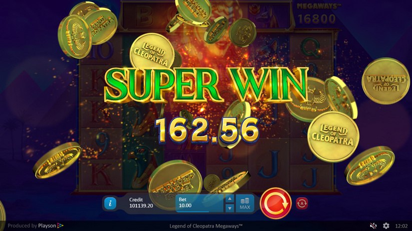 Legend of Cleopatra Megaways slot screen 8