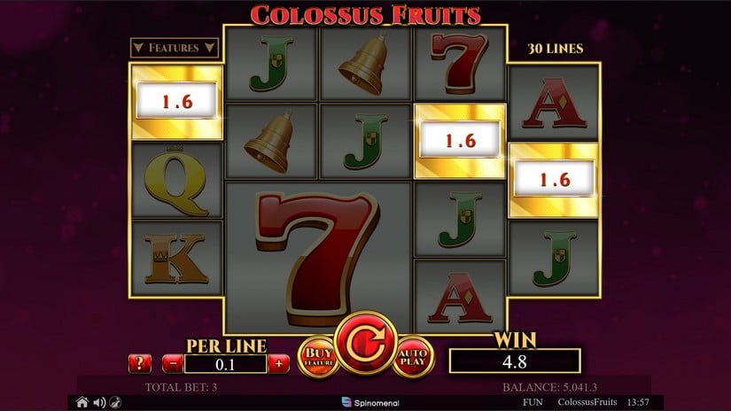 Colossus Fruits slot screen 4