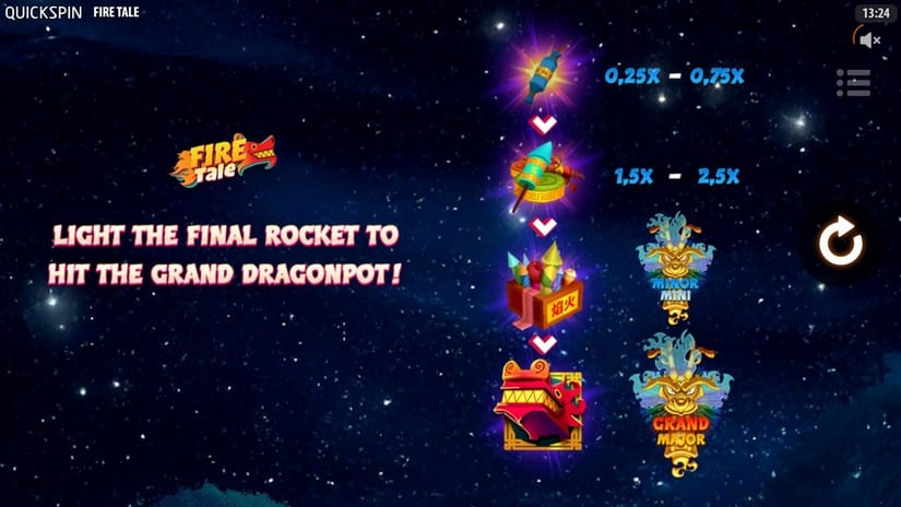 Fire Tale slot screen 3